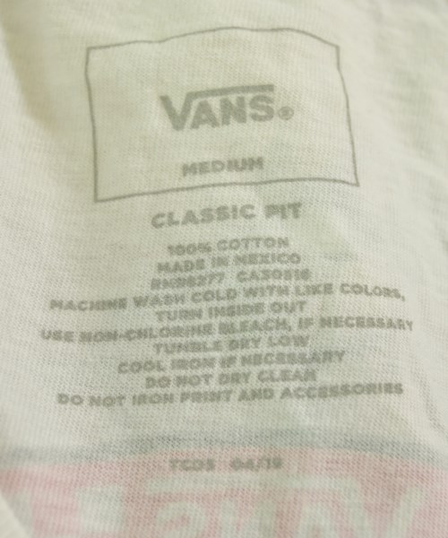 VANS（ヴァンズ）Tシャツ・カットソー 白 サイズ:M メンズ/2200714115030
