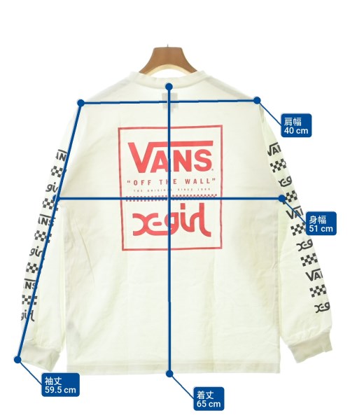 VANS（ヴァンズ）Tシャツ・カットソー 白 サイズ:M レディース/2200634943133