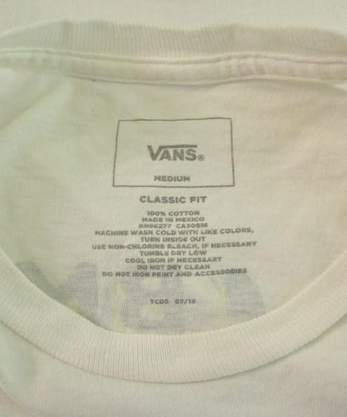 VANS（ヴァンズ）Tシャツ・カットソー 白 サイズ:M メンズ/2200640785215