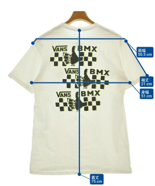VANS（ヴァンズ）Tシャツ・カットソー 白 サイズ:M メンズ/2200640785215