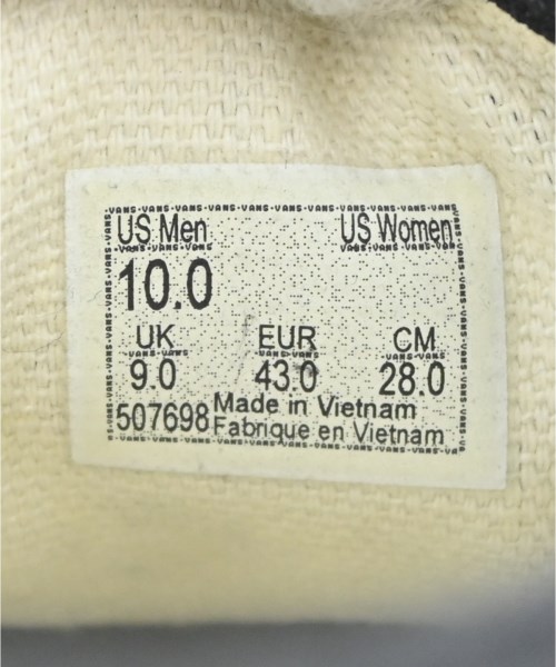 VANS（ヴァンズ）スニーカー 黒 サイズ:28cm メンズ/2200705939058