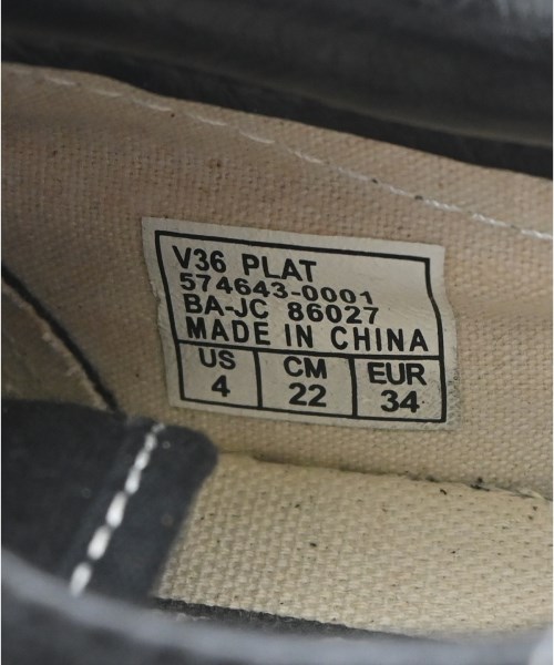 VANS（ヴァンズ）スニーカー 黒 サイズ:22cm レディース/2200717845064