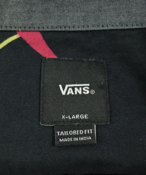 VANS（ヴァンズ）カジュアルシャツ 黒 サイズ:XL メンズ/2200722431214