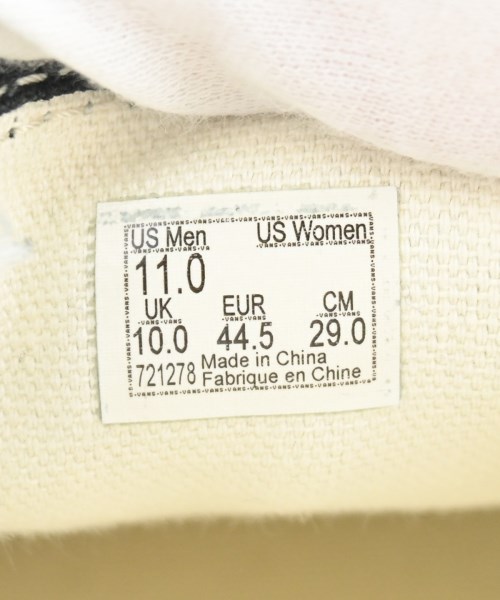 VANS（ヴァンズ）スニーカー 黒 サイズ:29cm メンズ/2200679518310