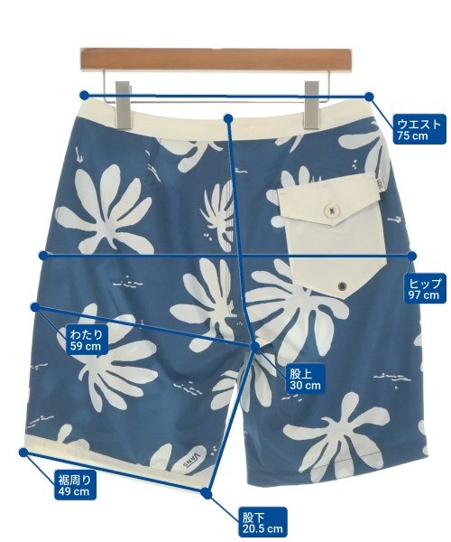 VANS（ヴァンズ）ショートパンツ 青 サイズ:30(M位) メンズ/2200685781029