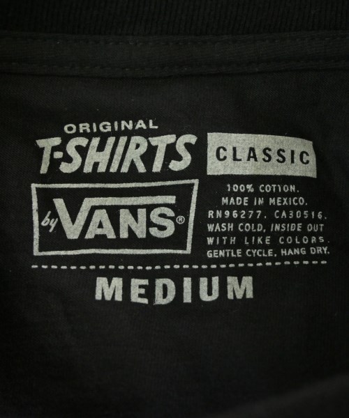 VANS（ヴァンズ）Tシャツ・カットソー 黒 サイズ:M メンズ/2200692994382