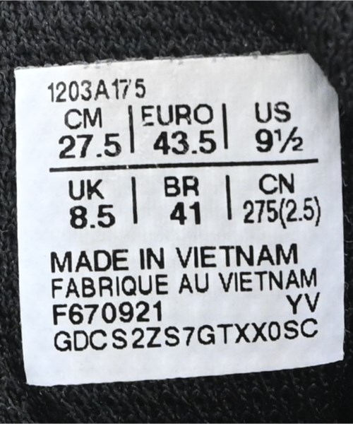 asics（アシックス）スニーカー グレー サイズ:27.5cm メンズ/2200639372075