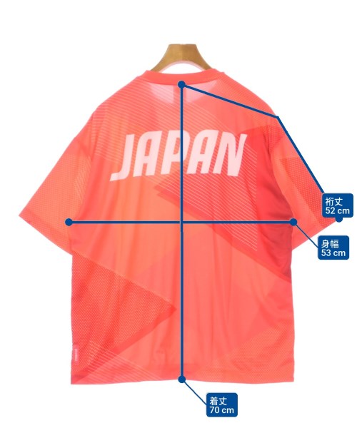 asics（アシックス）Tシャツ・カットソー オレンジ サイズ:M メンズ/2200621816112