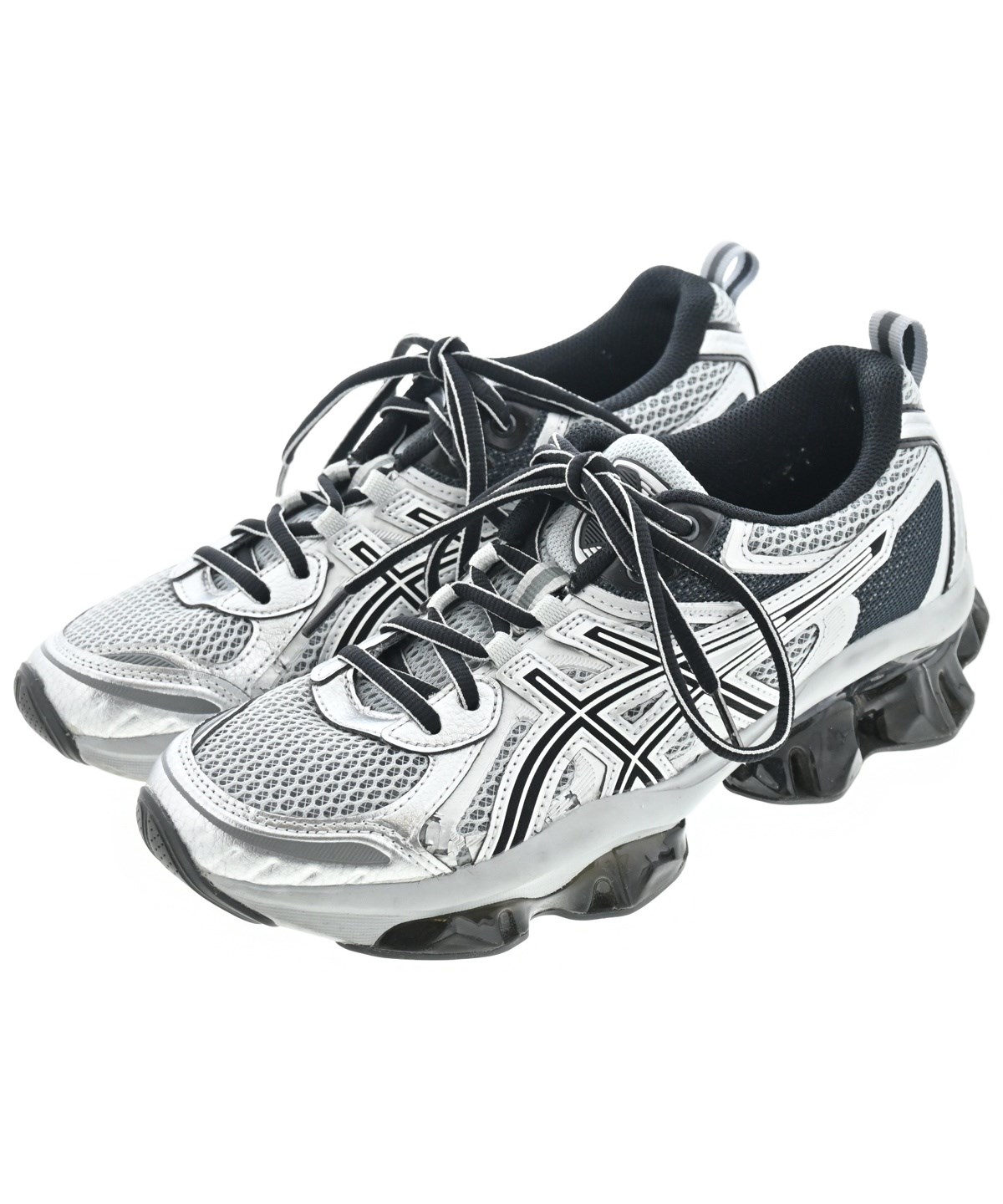 asics（アシックス）スニーカー シルバー サイズ:25cm メンズ