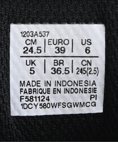 asics（アシックス）スニーカー 黒 サイズ:24.5cm レディース/2200676871159