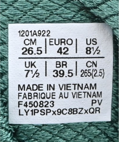 asics（アシックス）スニーカー 緑 サイズ:26.5cm メンズ/2200694563029