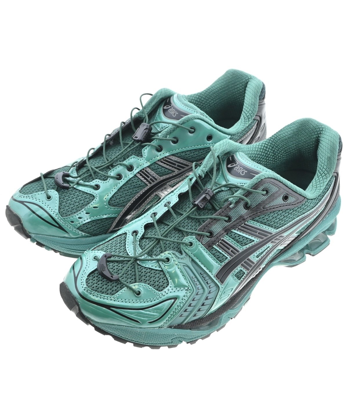 asics（アシックス）スニーカー 緑 サイズ:26.5cm メンズ