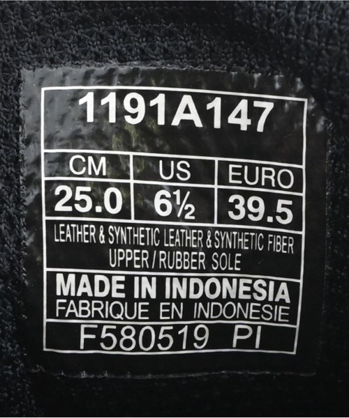 asics（アシックス）スニーカー 黒 サイズ:25cm レディース/2200691966014