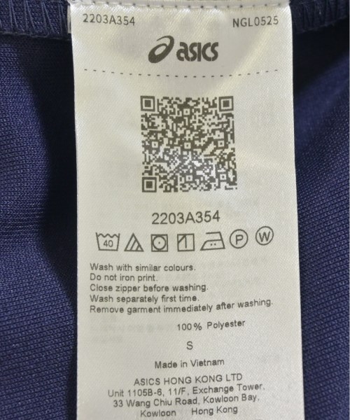 asics（アシックス）パーカー 紺 サイズ:S メンズ/2200711023055