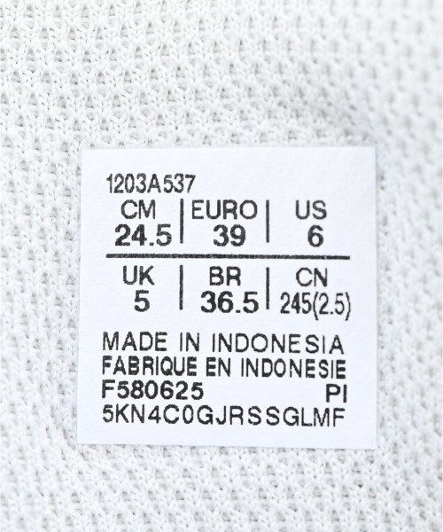 asics（アシックス）スニーカー 白 サイズ:24.5cm レディース/2200715823019