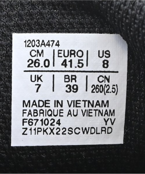 asics（アシックス）スニーカー 黒 サイズ:26cm メンズ/2200699138062