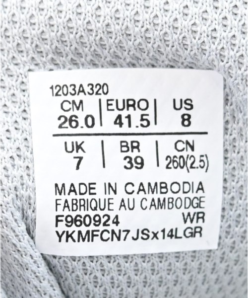 asics（アシックス）スニーカー 白 サイズ:26cm メンズ/2200710288080