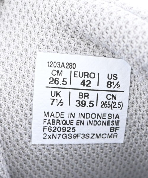 asics（アシックス）スニーカー グレー サイズ:26.5cm メンズ/2200718725044
