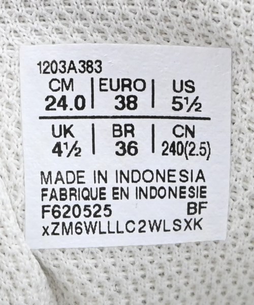 asics（アシックス）スニーカー 白 サイズ:24cm レディース/2200685152058