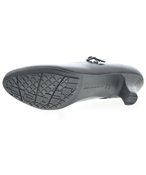 asics（アシックス）パンプス 黒 サイズ:25cm レディース/2200690097030