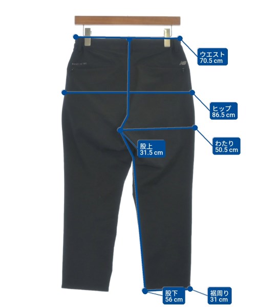 New Balance（ニューバランス）クロップドパンツ 黒 サイズ:S メンズ/2200634681066