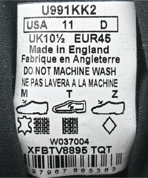 New Balance（ニューバランス）スニーカー 黒 サイズ:US11(29cm位) メンズ/2200636159099