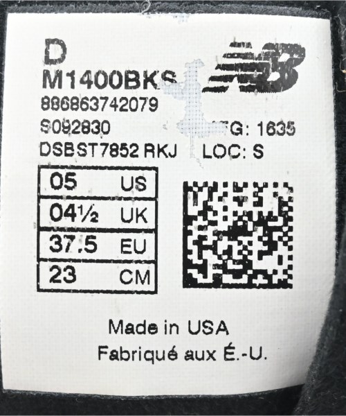 New Balance（ニューバランス）スニーカー 黒 サイズ:23cm レディース/2200636700017