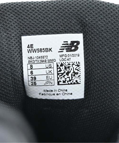 New Balance（ニューバランス）スニーカー 黒 サイズ:25cm レディース/2200637744034