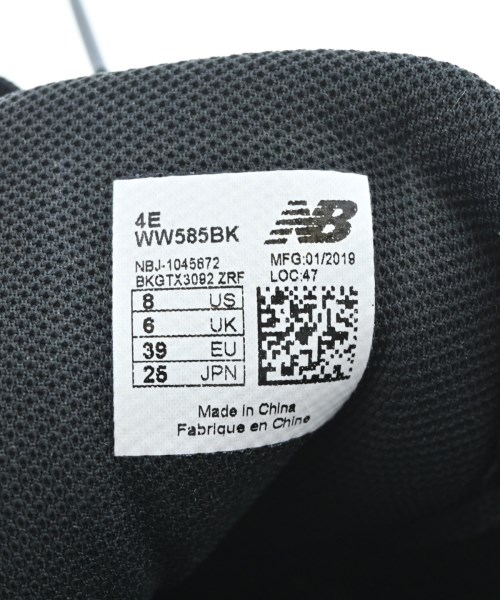 New Balance（ニューバランス）スニーカー 黒 サイズ:25cm レディース/2200637744041