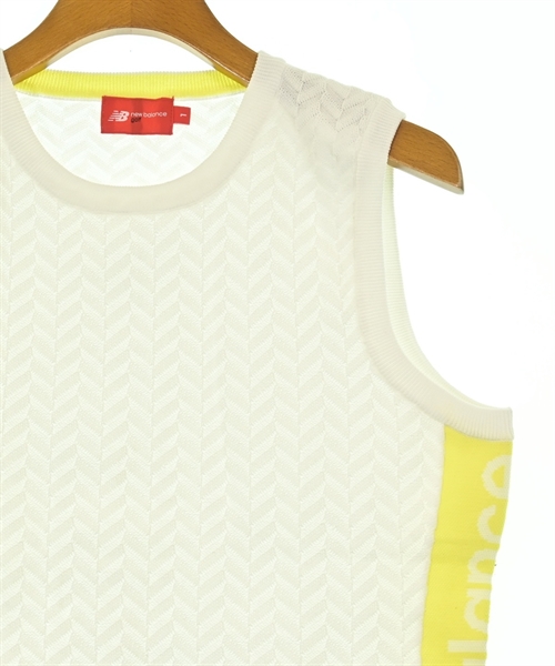 New Balance（ニューバランス）ベスト 白 サイズ:1(S位) レディース/2200622874012