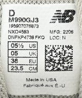 New Balance（ニューバランス）スニーカー グレー サイズ:23.5cm レディース/2200634613128