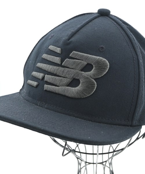 New Balance（ニューバランス）キャップ 黒 サイズ:S メンズ/2200621196177