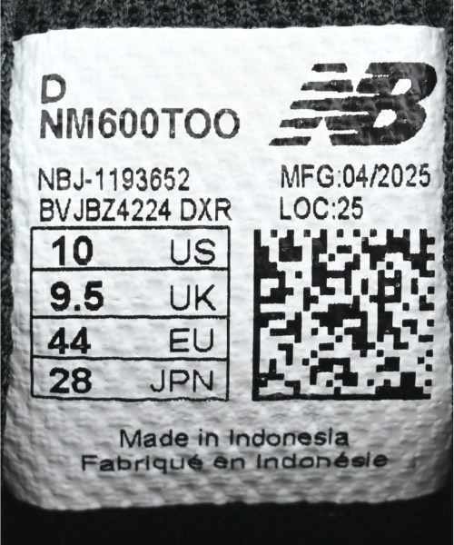 New Balance（ニューバランス）スニーカー 黒 サイズ:28cm メンズ/2200640511067