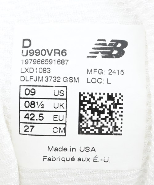 New Balance（ニューバランス）スニーカー ピンク サイズ:27cm メンズ/2200642412195