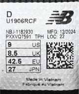 New Balance（ニューバランス）スニーカー 黒 サイズ:27cm メンズ/2200643601093