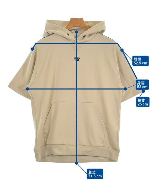 New Balance（ニューバランス）Tシャツ・カットソー ベージュ サイズ:5(XL位) メンズ/2200614665024
