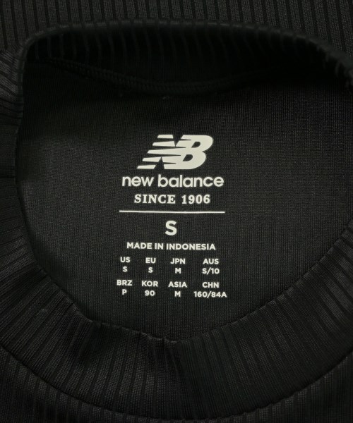 New Balance（ニューバランス）Tシャツ・カットソー 黒 サイズ:S レディース/2200622131061