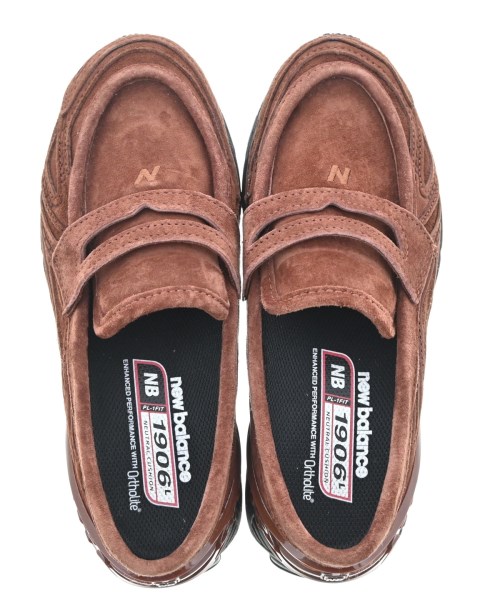 New Balance（ニューバランス）ドレスシューズ/ローファー 茶 サイズ:23cm レディース/2200622144078