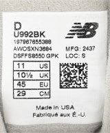 New Balance（ニューバランス）スニーカー 黒 サイズ:29cm メンズ/2200626349011