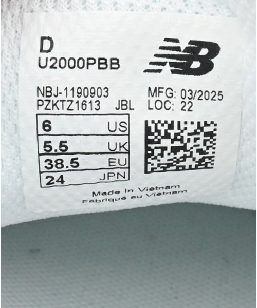 New Balance（ニューバランス）スニーカー 青 サイズ:24cm レディース/2200628311078