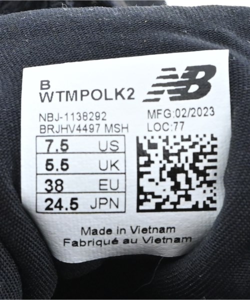 New Balance（ニューバランス）スニーカー 黒 サイズ:24.5cm レディース/2200628466013