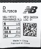 New Balance（ニューバランス）スニーカー 黒 サイズ:24cm レディース/2200618002153