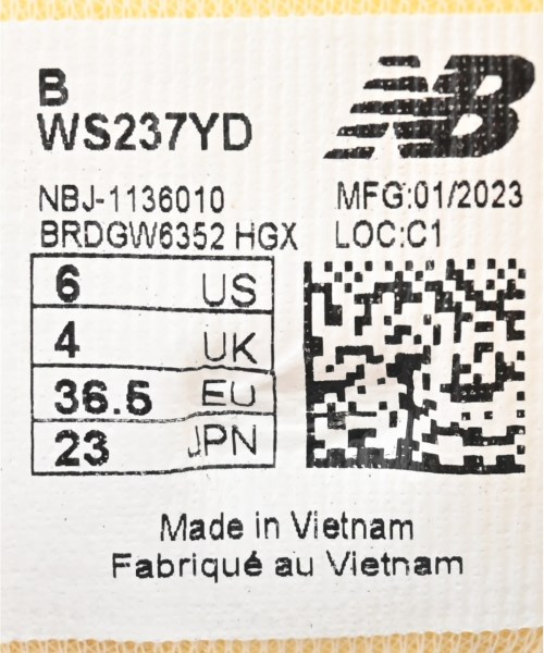 New Balance（ニューバランス）スニーカー 白 サイズ:23cm レディース/2200616740019