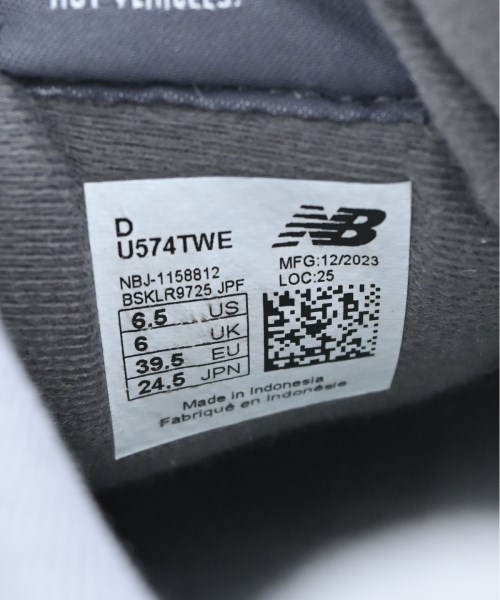 New Balance（ニューバランス）スニーカー 黒 サイズ:24.5cm レディース/2200630326022