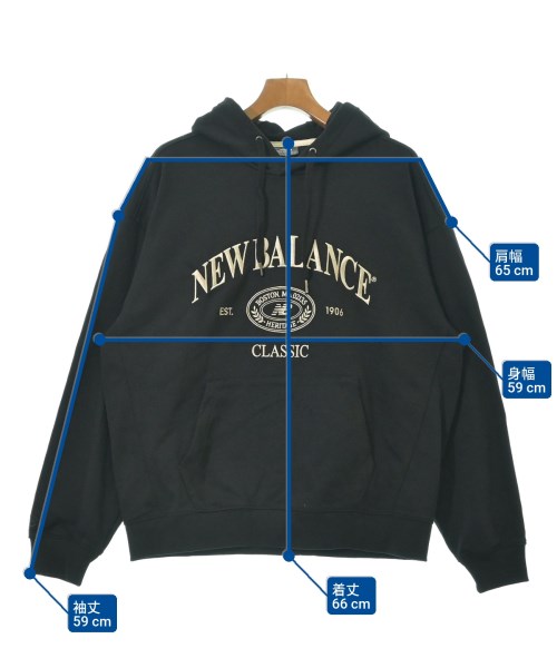 New Balance（ニューバランス）パーカー 黒 サイズ:L メンズ/2200615030029