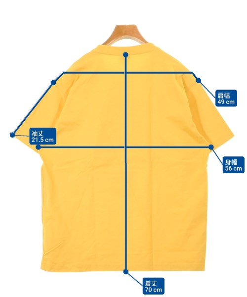 New Balance（ニューバランス）Tシャツ・カットソー 黄 サイズ:XL メンズ/2200633414092