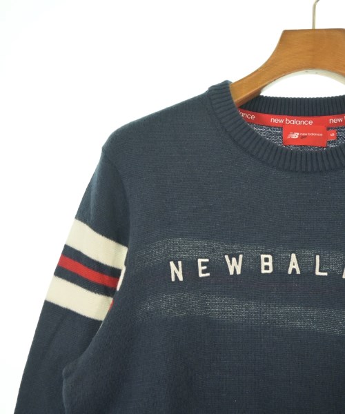 New Balance（ニューバランス）ニット・セーター 紺 サイズ:5(L位) メンズ/2200634427046