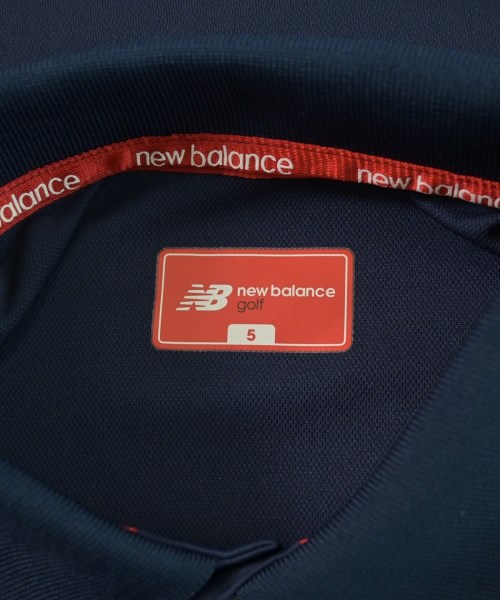 New Balance（ニューバランス）ポロシャツ 紺 サイズ:5(L位) メンズ/2200634427145