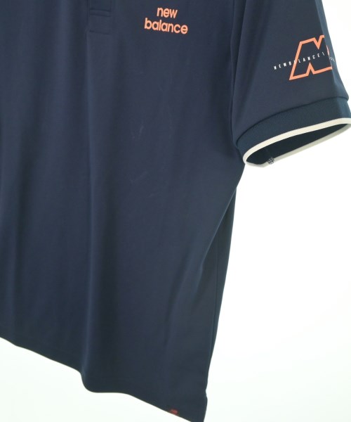New Balance（ニューバランス）ポロシャツ 紺 サイズ:5(L位) メンズ/2200634427145