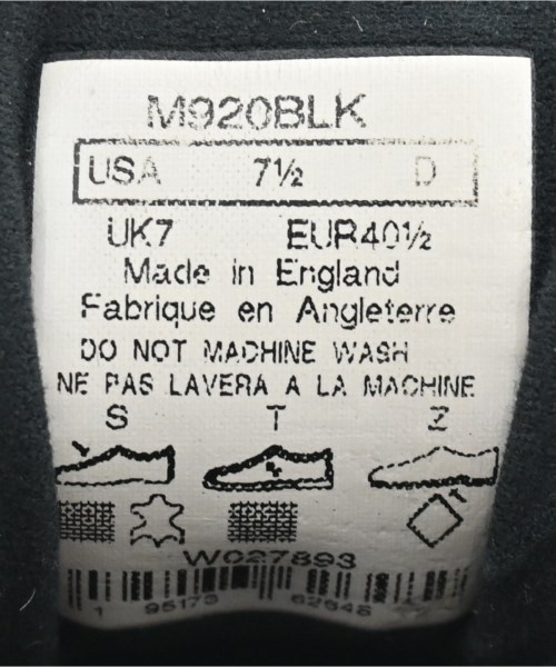 New Balance（ニューバランス）スニーカー 黒 サイズ:US7 1/2(25.5cm位) メンズ/2200590237215